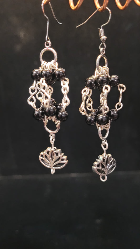 Penta-Cage Earrings